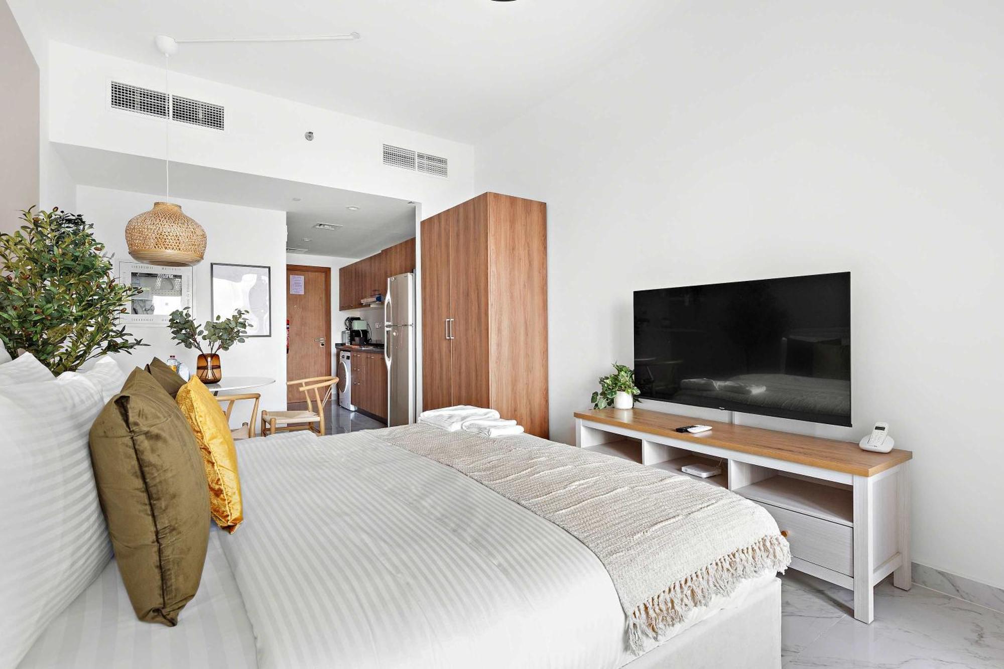 Silkhaus Chic Studio Near Masdar City Park Abu Dhabi Exteriör bild